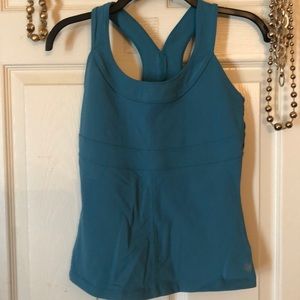 Athleta workout tank never worn medium teal